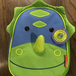 Skip Hop Green and Blue Dinosaur Backpack